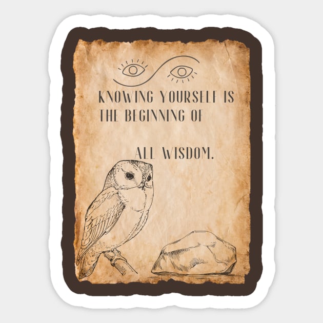 Wisdom Seeker - with Ancient Vibes! Sticker by Norway Style